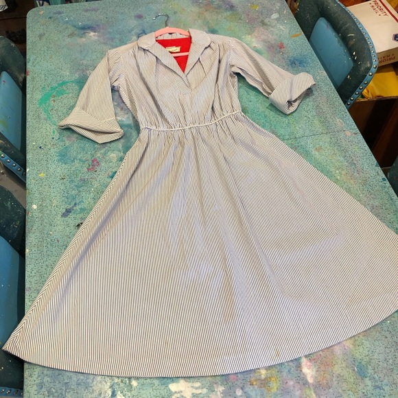 Ms. Sugar Pin Striped Dress - Picture 2 of 14